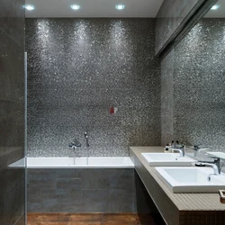 Дизайн ванны в серебре