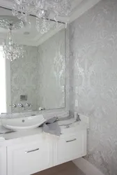 Дизайн ванны в серебре