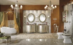 Bath design in silver