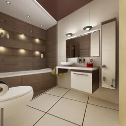 Kitchen hallway and bathroom design