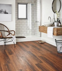 Bathroom floor laminate photo