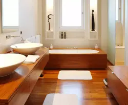 Bathroom floor laminate photo