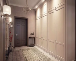 Hallway design with 5 doors photo