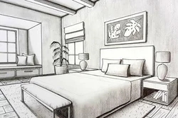 Спальня фото интерьер рисунок