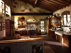 Antique kitchen design photo