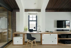 Countertops in the bedroom interior