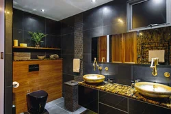 Bronze bathroom design photo