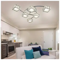 Ceiling Chandeliers For The Kitchen In The Interior Photo