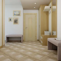 Photo of kitchen and hallway tiles