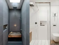 Mənzildə duş və tualetin dizaynı