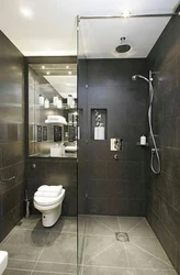 Mənzildə duş və tualetin dizaynı