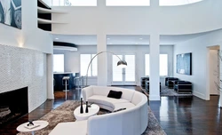 Semicircle Living Room Design