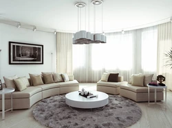 Semicircle Living Room Design