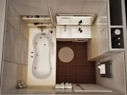 Дызайн ванны з метровай ваннай