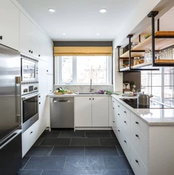 C-Shaped Kitchen Layout Photo