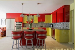 What Colors Goes With Red In The Kitchen Interior