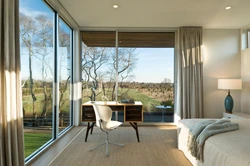 House Design Panoramic Windows In The Living Room