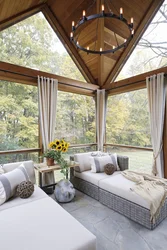 Bedroom Interior On The Terrace