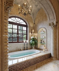 Богатая ванная в доме фото