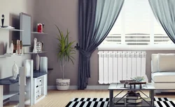 Radiator design in the living room