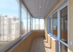 Шкленне балкона ў кватэры фота