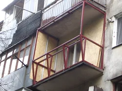 Glazing of a balcony in an apartment photo