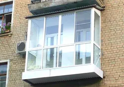 Glazing of a balcony in an apartment photo