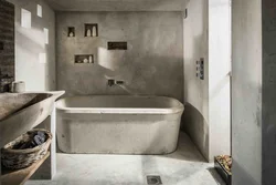 Concrete Bathroom Interior