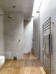 Concrete Bathroom Interior