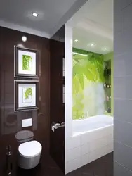 Как разделить туалет с ванной фото