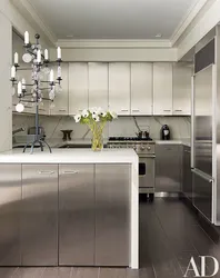 Silver kitchen design