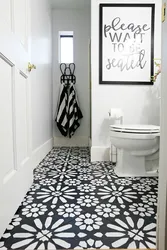 How To Paint A Bathroom Floor Photo