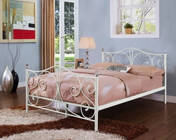 Metal beds for bedroom photo