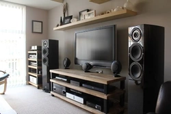Living Room Design With Speakers