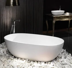 Oval bathtubs in the interior photo