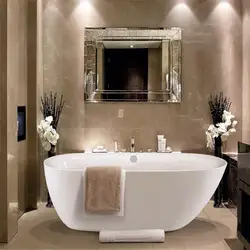 Oval bathtubs in the interior photo