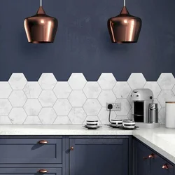 Kitchen Tiles On Ceramic Apron Photo
