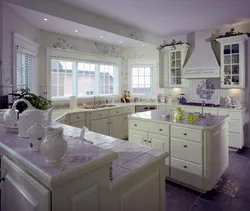 Kitchen color lavender photo
