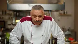 Photo of the chef from the kitchen