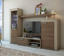 Living room made of chipboard photo