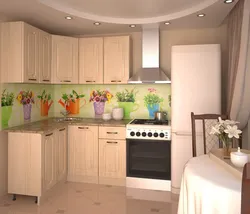 Corner ready-made kitchens photos