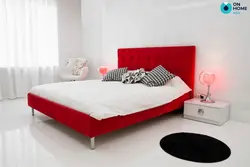 Красная Кровать В Интерьере Спальни Фото