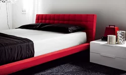 Красная Кровать В Интерьере Спальни Фото