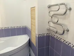 Open pipes in bathroom design