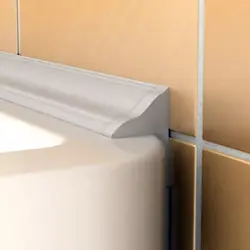 Acrylic bath skirting boards photo