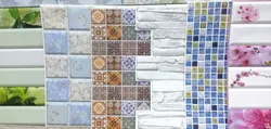 PVC tiles for kitchen walls photo