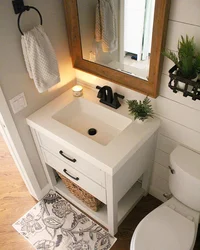 Раковина в маленькую ванную комнату фото