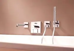 Built-in bath mixer photo