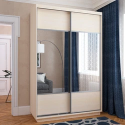 Two-door wardrobes for the bedroom photo