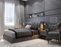 Bedroom Design In Graphite Color